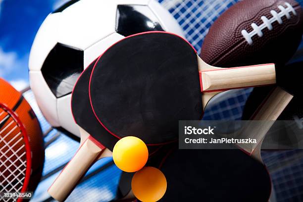 Różne Sport Sprzęt - zdjęcia stockowe i więcej obrazów Badminton - sport - Badminton - sport, Czynność, Fotografika