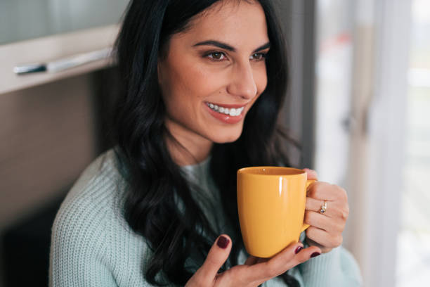 istock Beautiful woman in the kitchen 1839490047