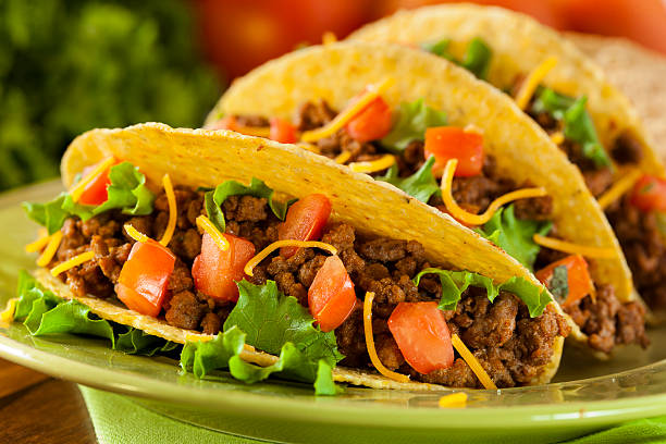 istock Homemade Ground Beef Tacos 183949229