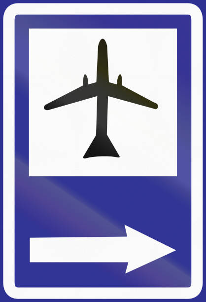 istock Airport - Information road sign in Uruguay 1839512027