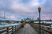 View from Pier 41 to Downtown San Francisco, California