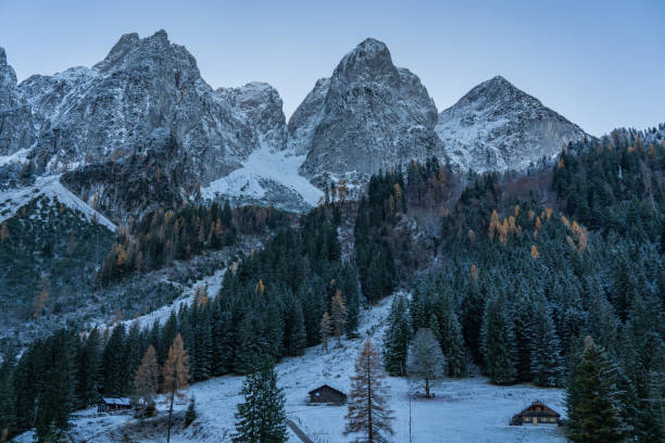 istock welcome wintertime, first snow in autumn in austrian mountains 1839541560