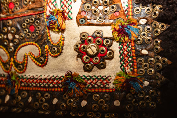 istock closeup of Ukrainian national clothes - keptar, 1839546324