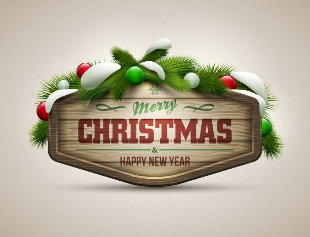 573,900+ Merry Christmas Sign Stock Illustrations, Royalty-Free