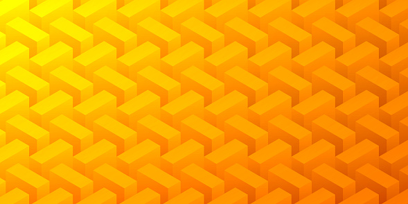 Modern and trendy abstract background. Geometric texture with seamless patterns for your design (colors used: orange, yellow). Vector Illustration (EPS10, well layered and grouped), wide format (2:1). Easy to edit, manipulate, resize or colorize.