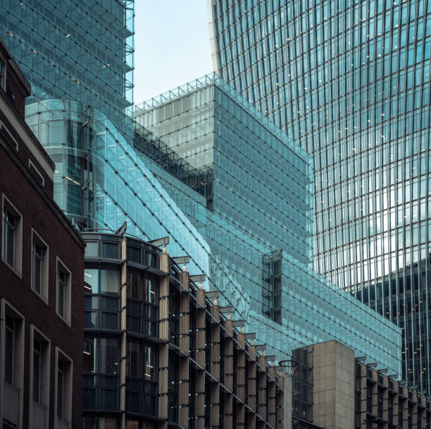details of modern office building; architecture detail;