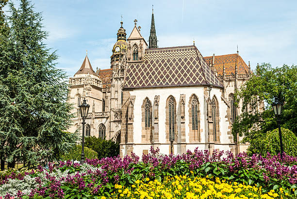 istock Cathedral of St. Elizabeth with garden 183961092