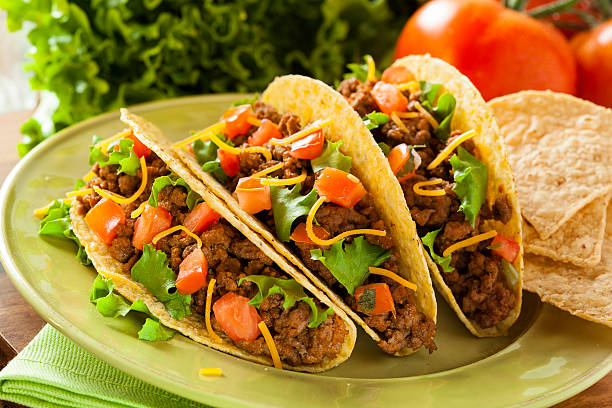 istock Homemade Ground Beef Tacos 183963667