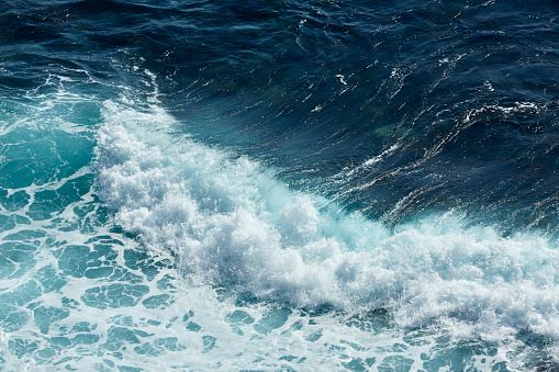 Sea, Textured, Full Frame, Splashing, Flood, Water, Abstract