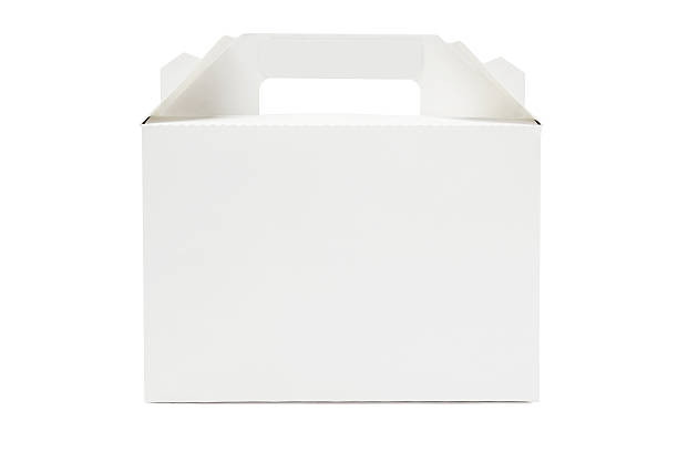 boîte de gâteau - cake box packaging recycling photos et images de collection