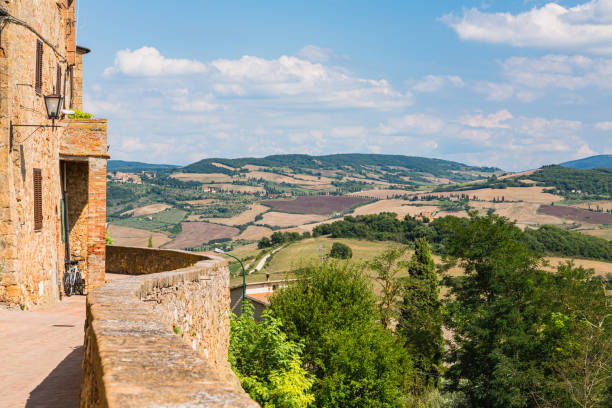 Pienza is a charming town in Tuscany, Italy, renowned for its well-preserved Renaissance architecture and urban planning. It's famous for being the birthplace of Pope Pius II and for its delicious pecorino cheese, making it a picturesque destination for history and food enthusiasts alike.