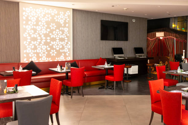 istock Interior of stylish italian restaurant 1839764643