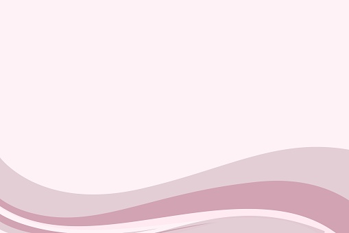 Simple and flat pink pastel color background. Pink wave background