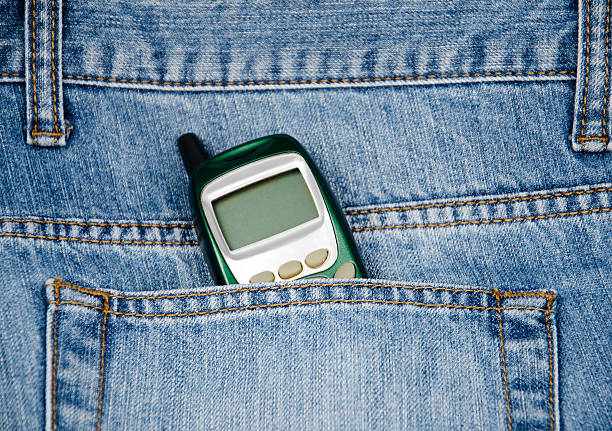 istock Used Mobile Phone In The Pocket 183978690
