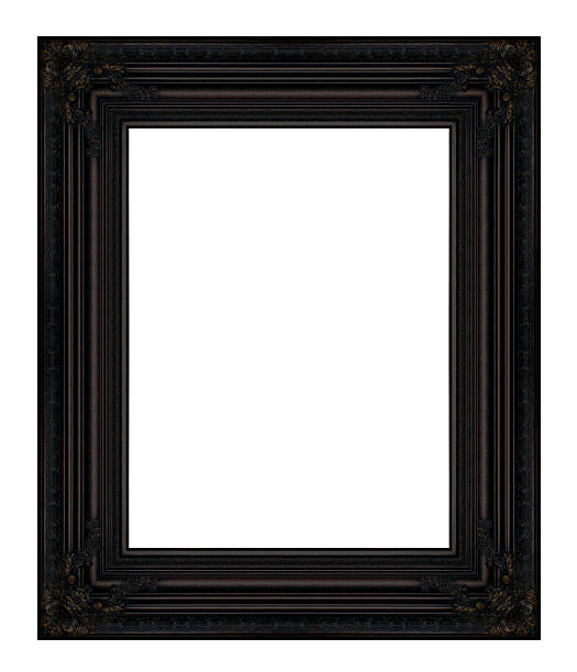 istock Wooden frame isolated on white background 183980744