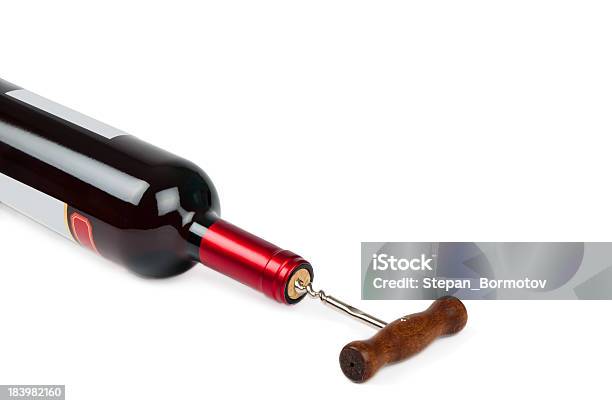 와인따개 와인 1병 0명에 대한 스톡 사진 및 기타 이미지 - 0명, 까비네쇼비뇽 포도, 나선형