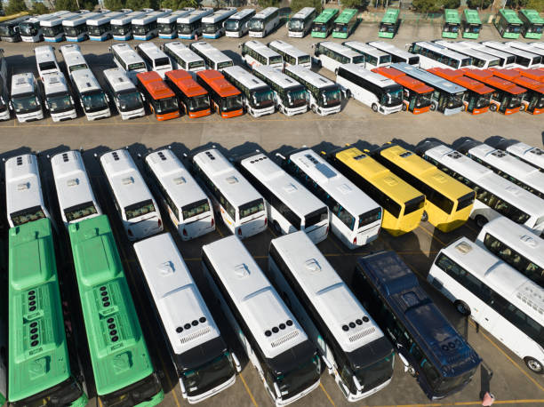 istock Factory-new electric bus 1839912361
