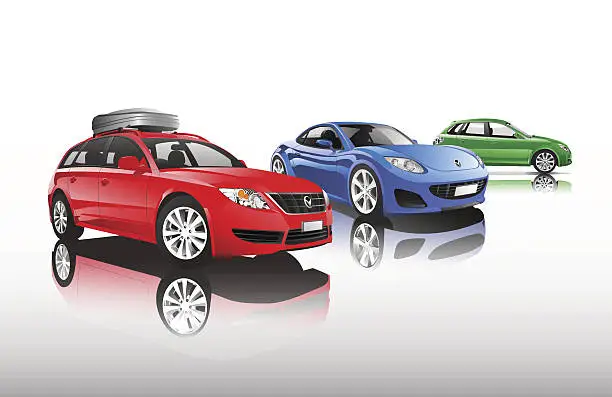 Vector illustration of Car Collection