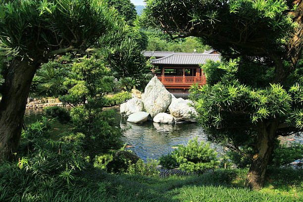 istock Pagoda in a Chinese garden . 183992830