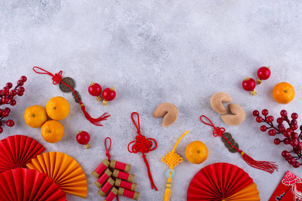istock Chinese new year concept with red decoration. 1839931979