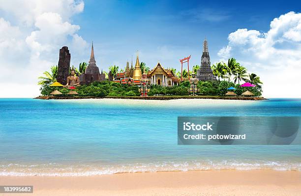 Thailand Ocean Landscape Stock Photo - Download Image Now - Bangkok, Buddha, Buddhism
