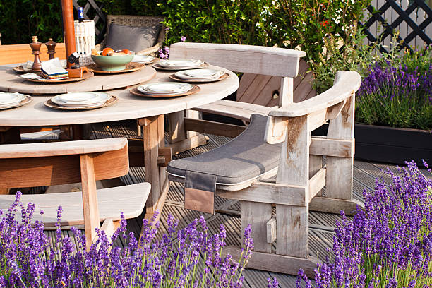 Outdoor food area