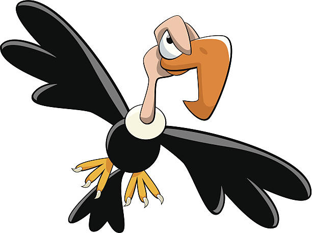 ilustrações de stock, clip art, desenhos animados e ícones de abutre - eurasian buzzard