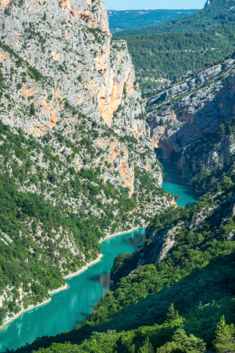 Gorges du Verdon (Alpes-de-Haute-Provence, Provence-Alpes-Cote d'Azur, France(, famous canyon)