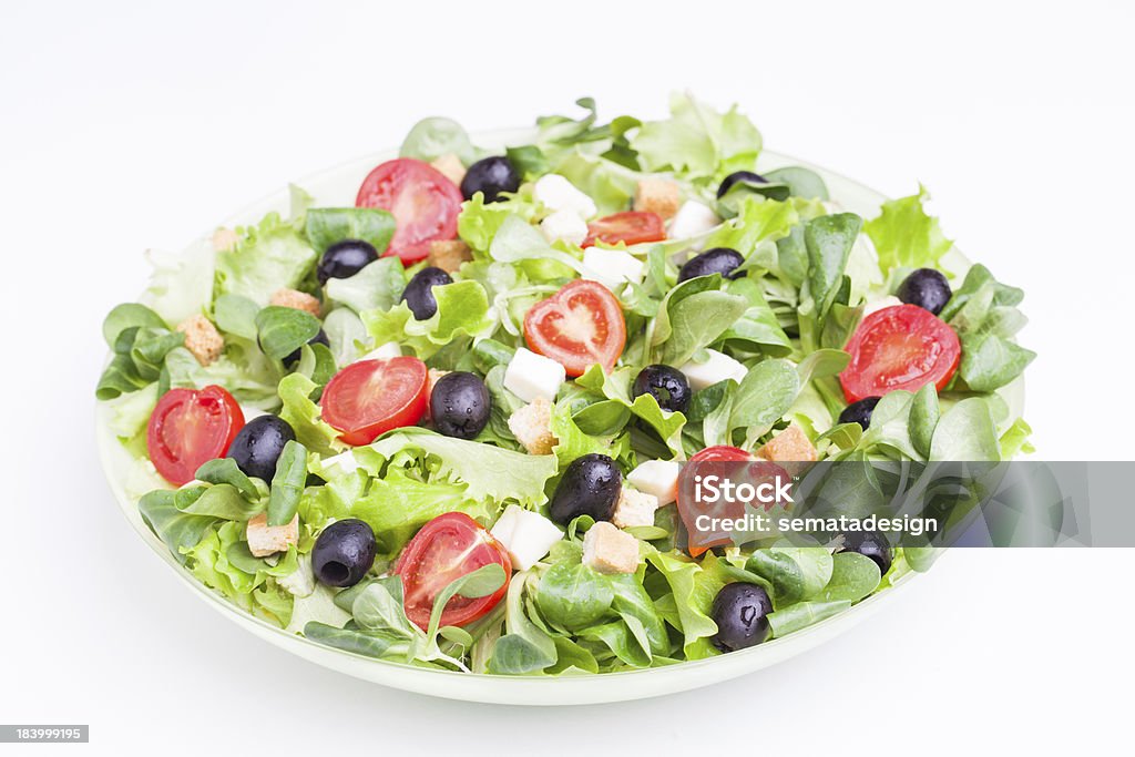 Fresh salad Arugula Stock Photo