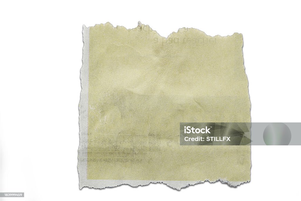 Pedazo de papel - Foto de stock de Blanco - Color libre de derechos