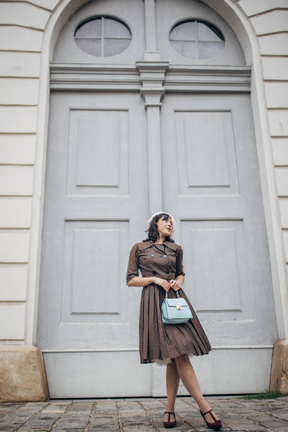 istock Beautiful woman in Vienna 1840021094