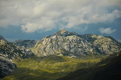 Durmitor mountains in National Park in Montenegro. Montenegro landmarks.