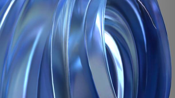 istock Water, ice, and crystal objects Contemporary beauty expressed with refreshing clear Bezier curves Elegant and modern 3D rendering abstract background 1840047304
