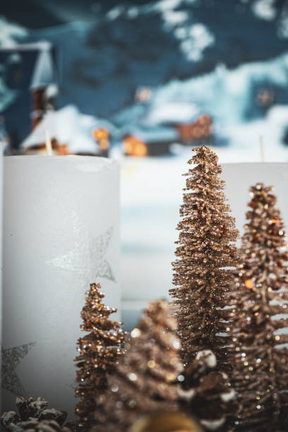 istock Christmas decoration in snow 1840067172