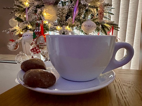 Coffee /tea and biscuits time at Christmas