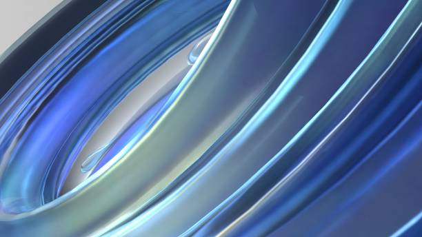 istock Water, Ice, Crystal Objects Mysterious Transparent Modern Art Luxury Shapes Elegant Modern 3D Rendering Abstract Background 1840077012