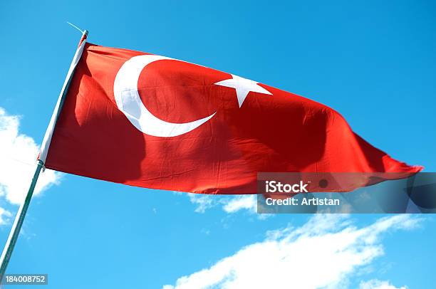 Flaga Turcji - zdjęcia stockowe i więcej obrazów Chmura - Chmura, Duma - Pozytywne emocje, Dzień