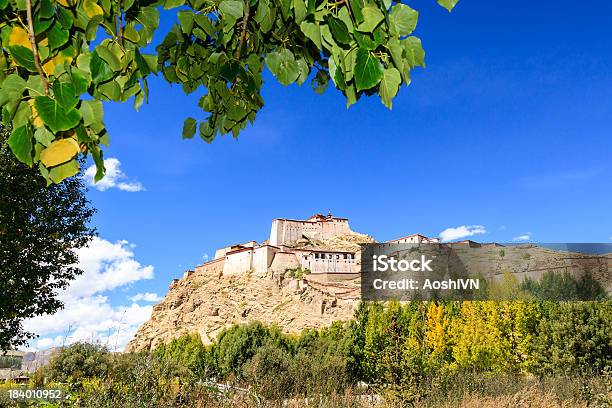 Schloss In Den Tibet Stockfoto und mehr Bilder von Architektur - Architektur, Asien, Baum