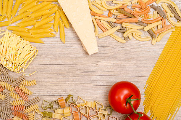 istock Italian pasta with tomato and parmesan cheese 184014192