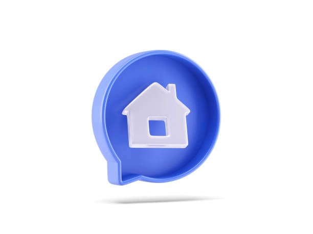 Real estate concept. 3d illustration