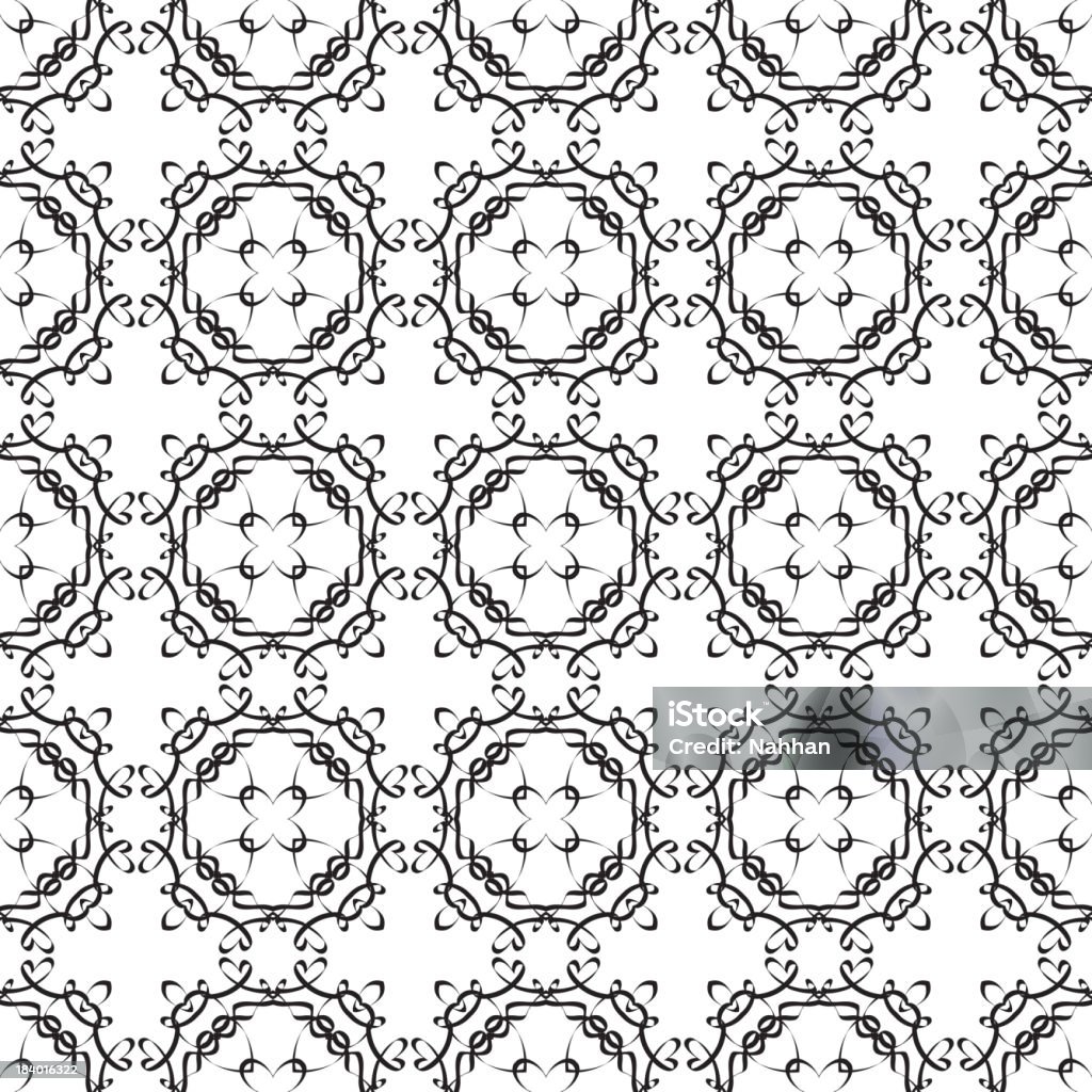 Black Line Ribbon Pattern Black Ribbon Pattern Stock Illustration - Download Image Now - Abstract ...