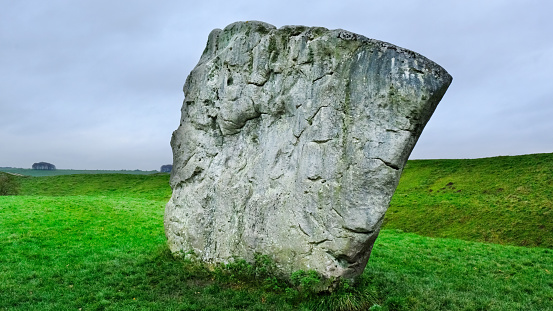 The largest stone circle in the UK, Avebury, Wiltshire.