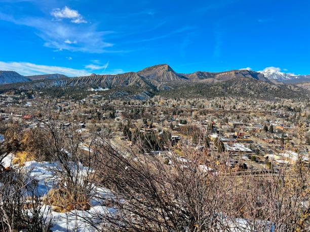 istock Beautiful town of Durango covered in Snow, Durango, Colorado 1840175254