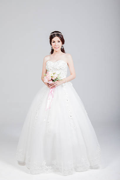 istock wedding dress for bride 184018329
