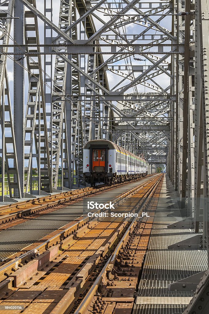 Storico Ponte ferroviario in Tczew, Polonia - Foto stock royalty-free di Acciaio