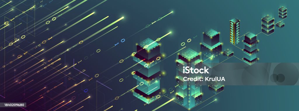 Visualization Hanging Data Visualization Concept 3d Isometric Vector Illustration Hand Drawn ...