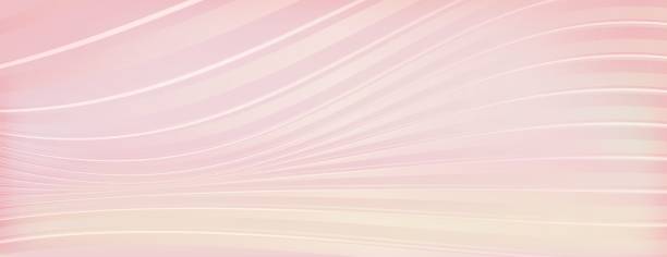 istock Vector abstract smooth wave with line fon. Color halftone peach color background. Modern transitions gradient back. Suit for poster, cover, banner, brochure, website, sale, border 1840216259