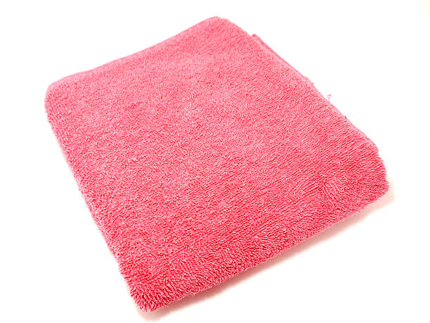 istock Color towels on a white background 184022392