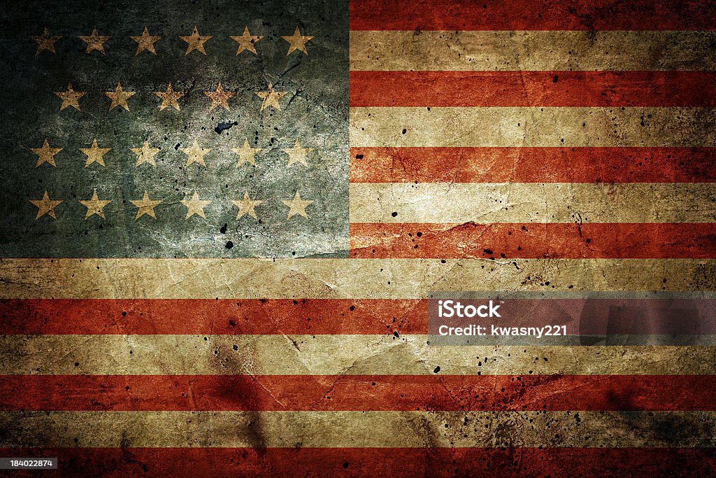 Bandiera USA - Foto stock royalty-free di Bandiera degli Stati Uniti