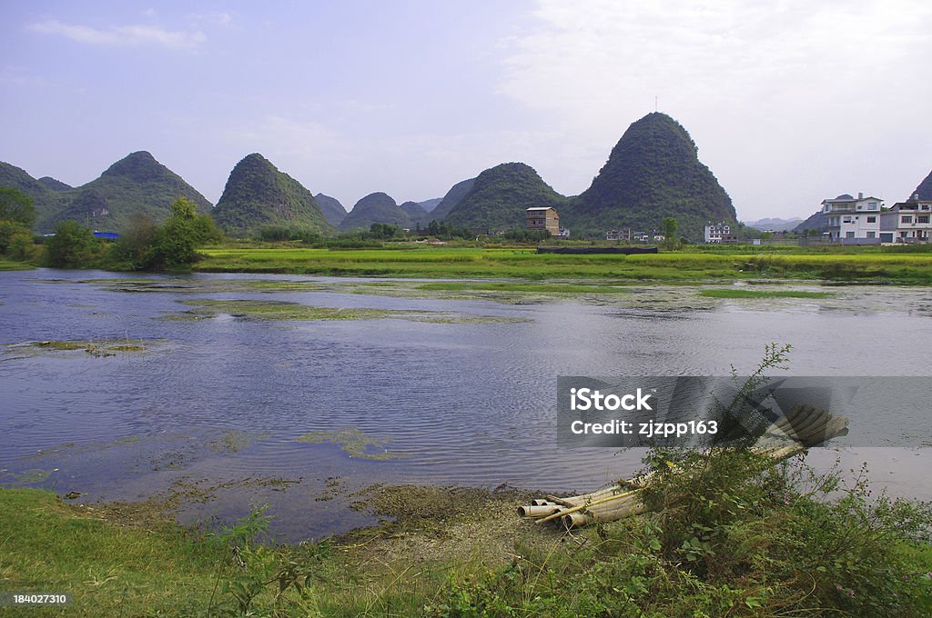 China Guilin rafting - Foto de stock de Agua libre de derechos